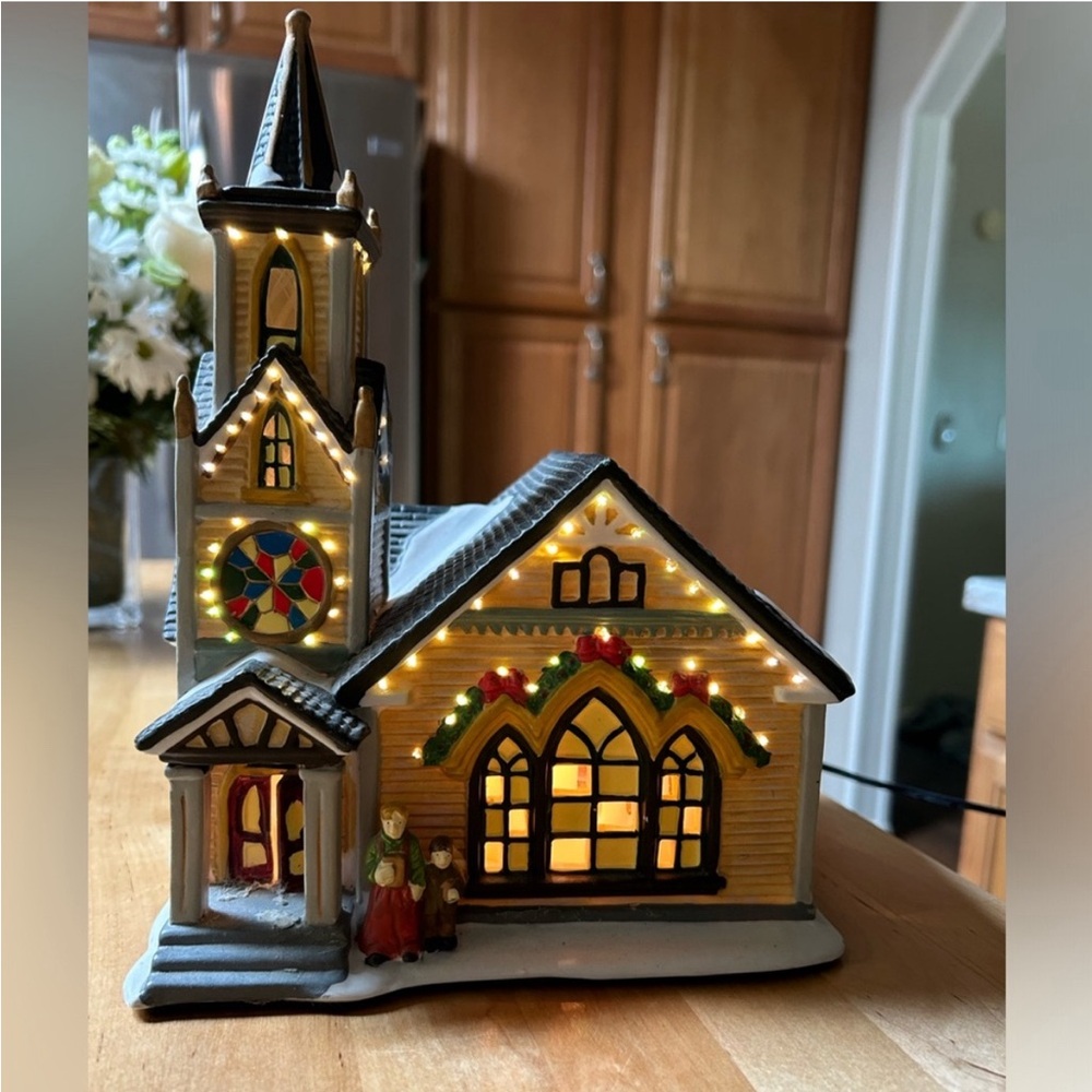 Ceramic Christmas Church